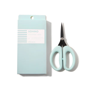 SOHMO Go-To blue scissors with soft handles