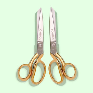 SOHMO Left & Right handed sewing scissors with gold handle