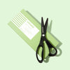 Decorative fabric or paper scissors - zig zag pinking shears