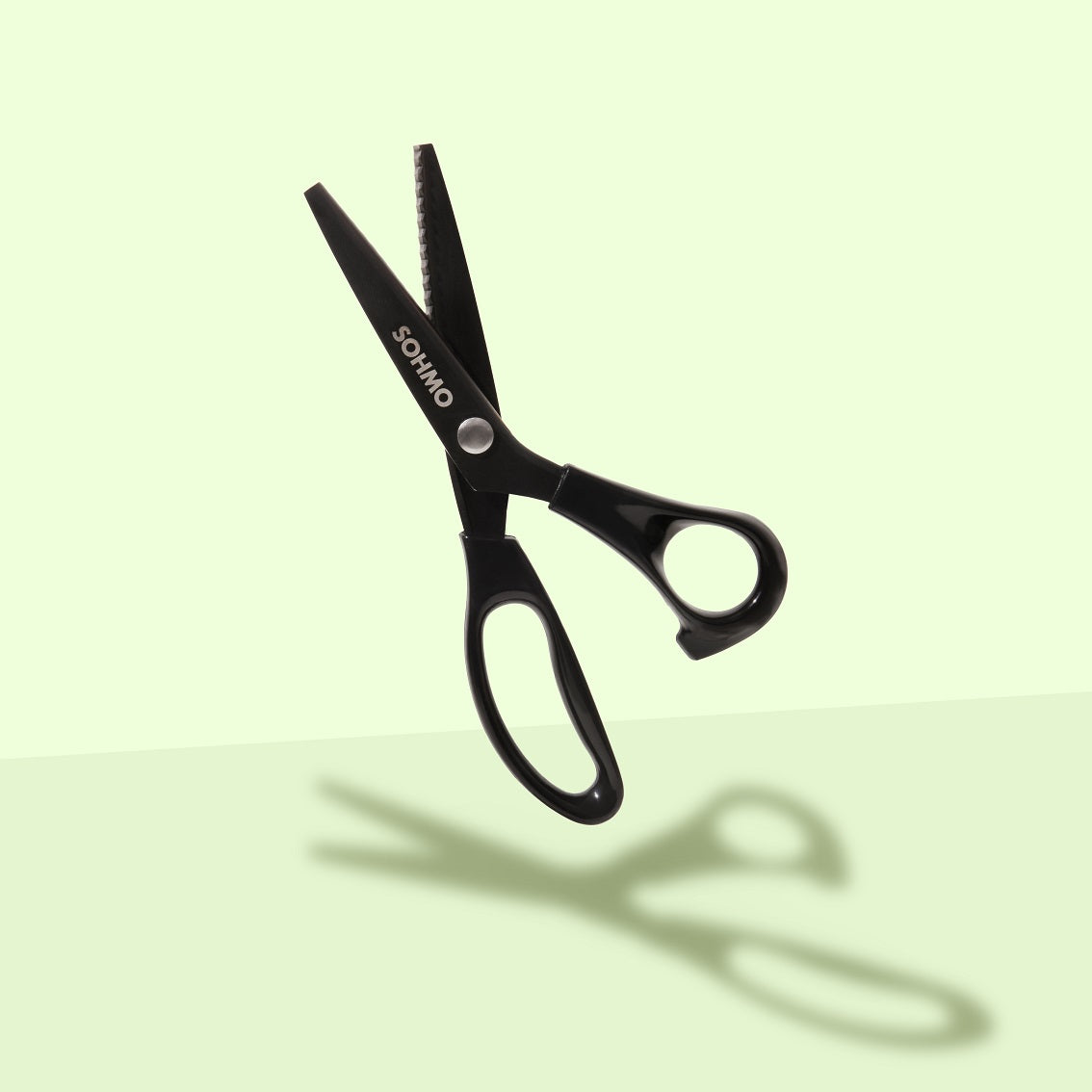 Zagged Scissors Zigzag Decorative Scissors - Pinking Shears with Black Laser-Etched ...