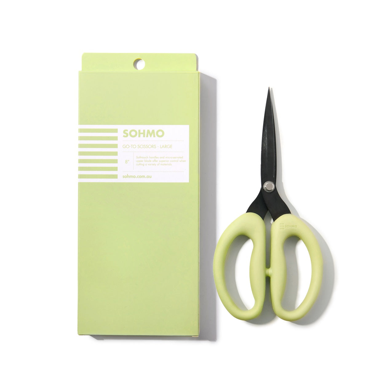 SOHMO Go-To Scissors - Large Green with serrated blades