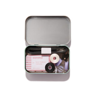 Mini sewing kit with scissors