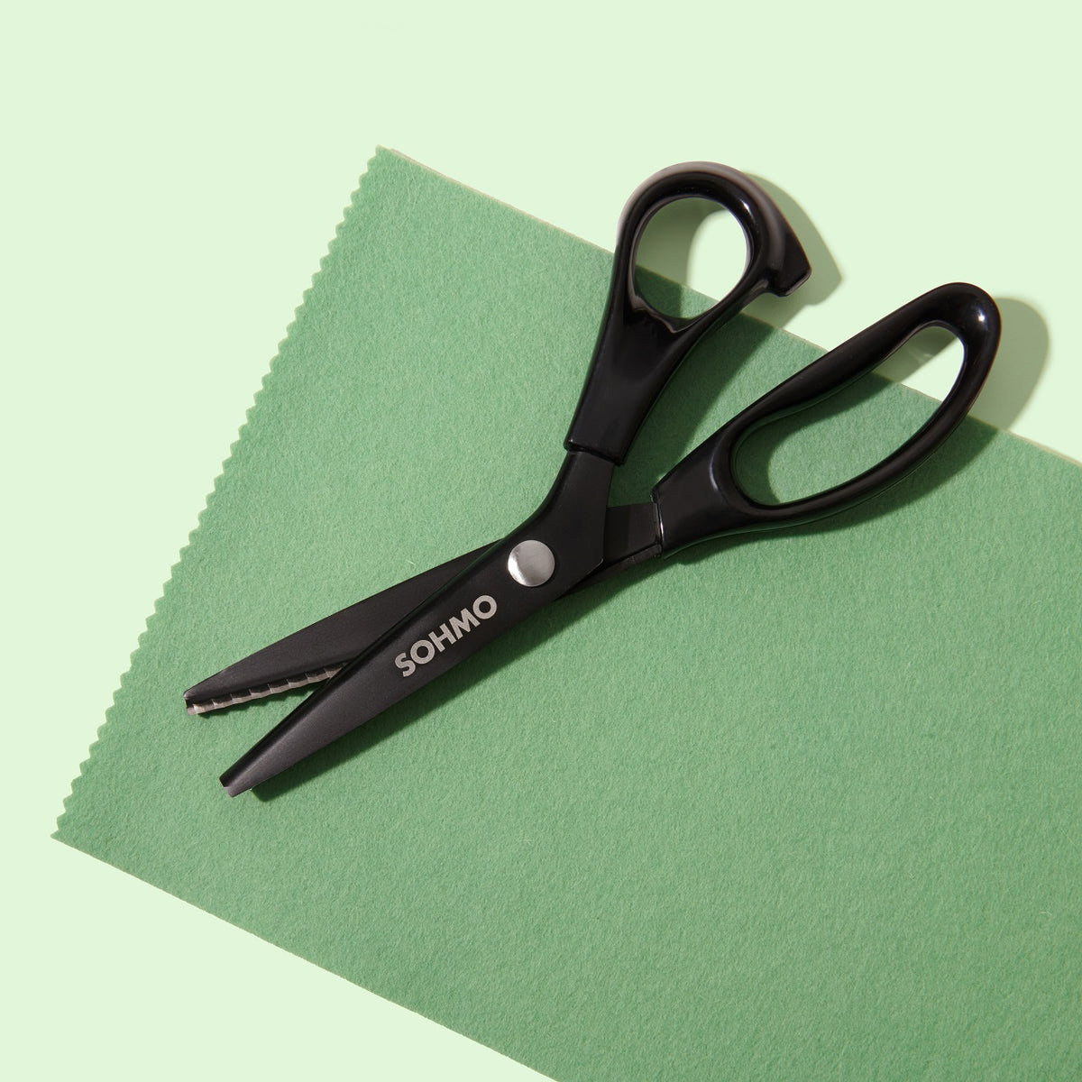 Zigzag Decorative Scissors - Pinking Shears with Black Laser-Etched ...