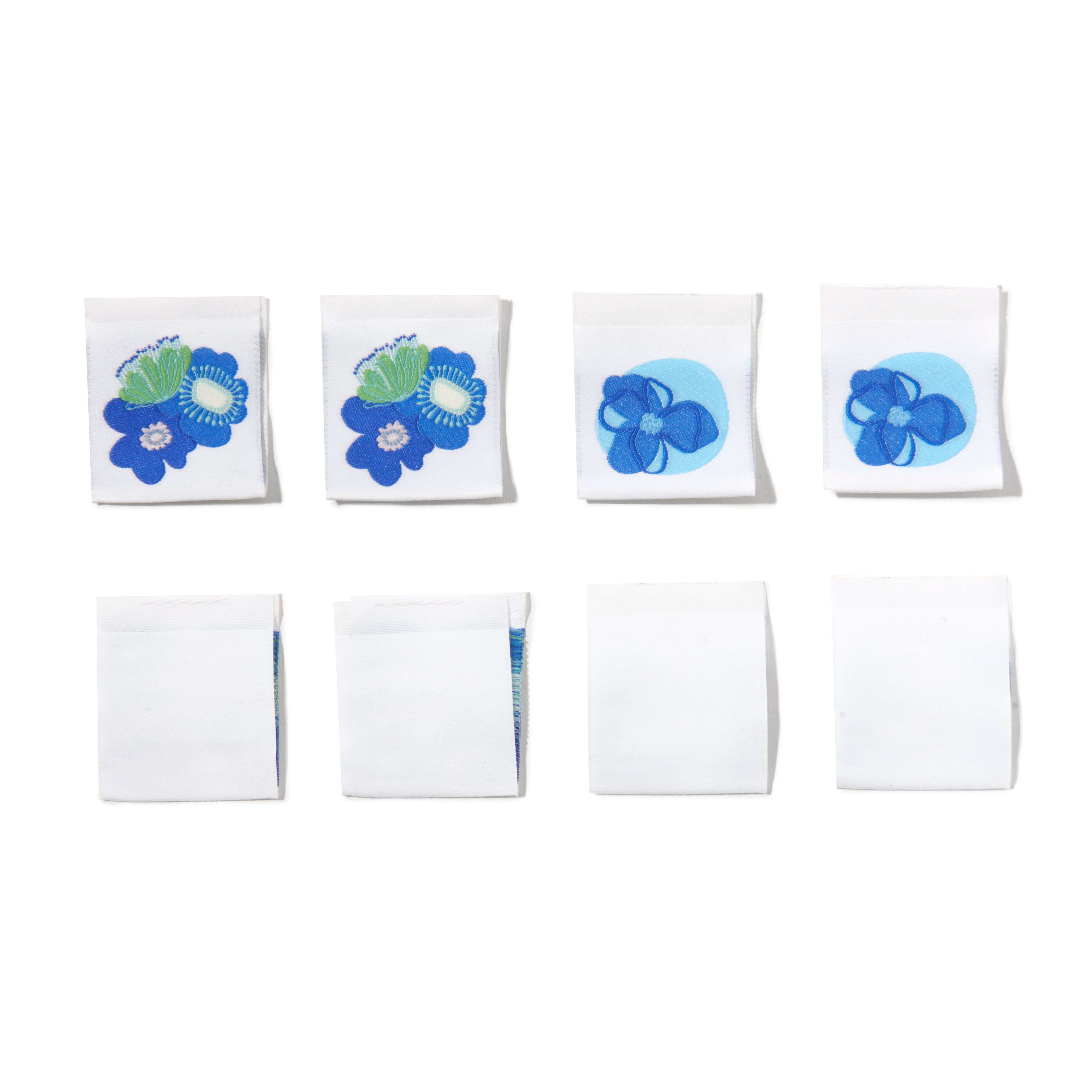 SOHMO - Sew-in Labels - Blooms (Blue)