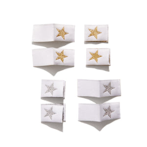 SOHMO - Sew-in Labels - Metallic Stars